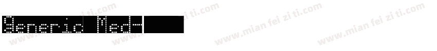 generic Med字体转换